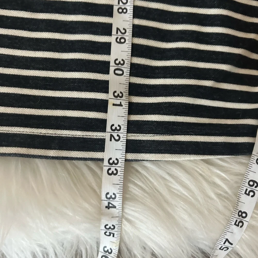 Madewell tank Striped blue and White Sleeveless Dress - Picture 6 of 6